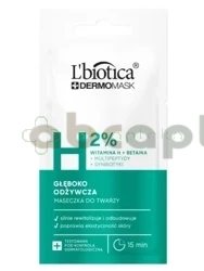 L''biotica, Dermomask, głęboko odżywcza maska z witaminą H, 8 ml