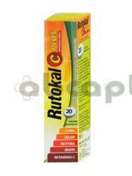 Rutokal C Plus 20 tabletek musujących