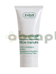 Ziaja Oczyszczanie, Liście Manuka, krem nawilżający, 50 ml