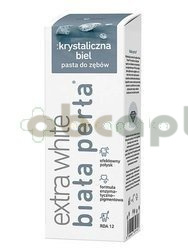 BIAŁA PERŁA Plus Krystaliczna Biel, wybielająca pasta do zębów, 75ml