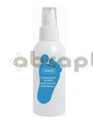 Ziaja Stopy, antyperspirant, bloker do stóp przeciwpotny i neutralizujący, 100 ml