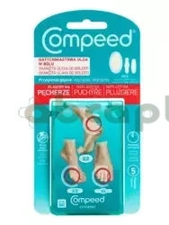 Plastry Compeed na pęcherze, mix, 5 sztuk