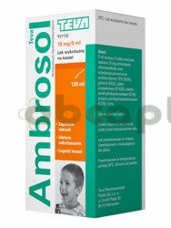 Ambrosol Teva syrop 15 mg/5 ml 120 ml 