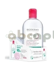 Bioderma Sensibio, H2O 500 ml + waciki 3szt