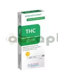 THC Strip, test paskowy do wykrywania kanabinoidów i metabolitów  w moczu, 1 sztuka