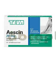 Aescin, 20 mg, 30 tabletek