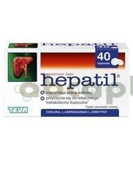 Hepatil 150 mg, 40 tabletek