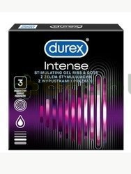 Durex Intense, prezerwatywy, 3 sztuki