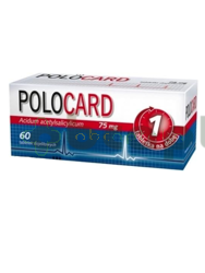 Polocard, 75 mg, 60 tabletek dojelitowych