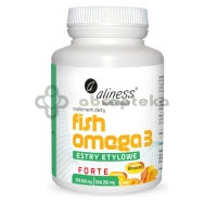 Aliness Fish Omega 3 Forte estry, 60 kapsułek