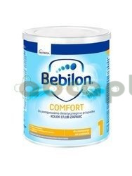 Bebilon Comfort 1 ProExpert, mleko początkowe dla niemowląt z tendencją do kolek i zaparć 2 x 400 g