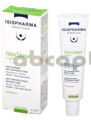 Isispharma Teen Derm α-pure, krem zwalczający zmiany zapalne skóry trądzikowej, 30 ml