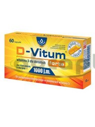 D-Vitum Forte 1000 j.m., 60 kapsułek