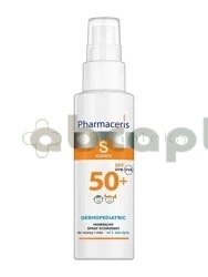  Pharmaceris S, mineralny spray ochronny SPF 50+ do twarzy i ciała, 100 ml