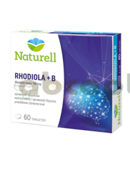 Naturell Rhodiola + B, 60 tabletek