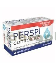 Perspicontrol Max, 30 tabletek + 10 tabletek gratis