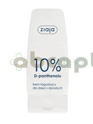 Ziaja, krem łagodzący, 10 % D-panthenolu, 60 ml