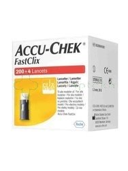 Accu-Chek FastClix, lancety, ostrza nakłuwające, 204 sztuki