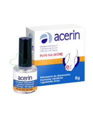 Acerin, płyn do usuwania odcisków i zgrubiałej skóry, 8 g