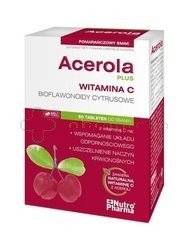 Acerola Plus do ssania 60 tabletek