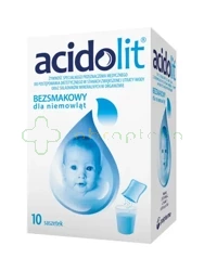 Acidolit, proszek bezsmakowy dla niemowląt, 10 saszetek