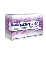 Acti Vita-miner Prenatal + DHA, 30 tabletek + 30 kapsułek