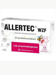 Allertec WZF 10 mg,10 tabletek powlekanych