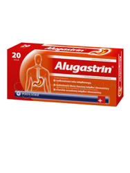 Alugastrin, 340 mg, smak miętowy, 20 tabletek do rozgryzania, żucia