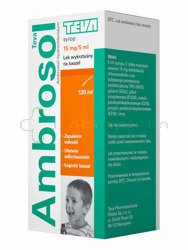 Ambrosol Teva syrop 15 mg/5 ml 120 ml