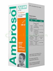 Ambrosol Teva, syrop 15 ml/5 ml, 200 ml