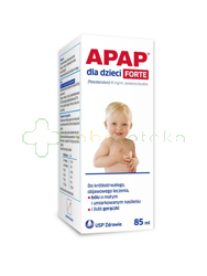 Apap Forte dla dzieci, 40mg/ml, 85 ml