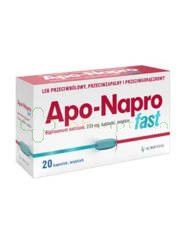Apo-Napro Fast 220 mg 20 kapsułek