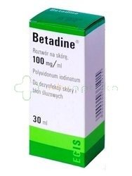 Betadine, roztwór na skórę, 100 mg/ml, 30 ml
