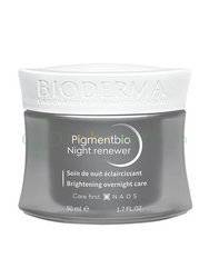 Bioderma Pigmentbio, Night Renewer, rozjaśniający krem na noc redukujący przebarwienia, 50 ml