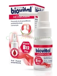 Biovital Metabolizm, aerozol doustny,            15 ml