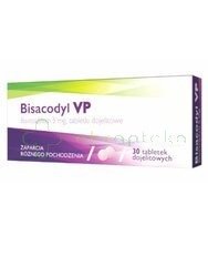 Bisacodyl VP 5 mg (Import równoległy - Delfarma) 30 tabletek