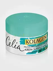 Celia Kolagen, przeciwzmarszczkowy krem nawilżający z algami , 50 ml