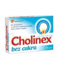 Cholinex, 150 mg, bez cukru, 16 pastylek