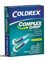 Coldrex Complex Grip,               16 kapsułek