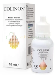 Colinox, krople doustne przeciw kolkom i wzdęciom,                        20 ml