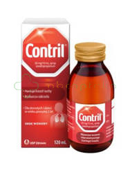 Contril, 0.06 g/10 ml, syrop, smak wiśniowy, 120 ml