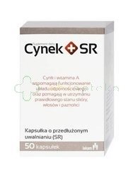 Cynek+SR, 50 kapsułek