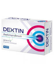 Dextin 25 mg, 10 tabletek powlekanych 