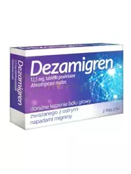 Dezamigren 12,5 mg, 2 tabletki powlekane