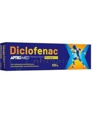 Diclofenac Apteo Med żel 10 mg/g 100 g
