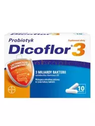 Dicoflor 3, 10 kapsułek | DATA WAŻNOŚCI 31.05.2024