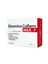 Diosmina 1000 mg Max Colfarm,       60 tabletek