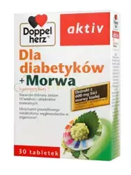 Doppelherz Aktiv Dla diabetyków + Morwa, 30 tabletek