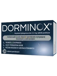 Dorminox 12.5 mg,                   20 tabletek