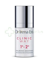 Dr Irena Eris, Clinic Way 1° + 2°, hialuronowe wygładzenie, dermokrem przeciwzmarszczkowy pod oczy na dzień i na noc, 15 ml